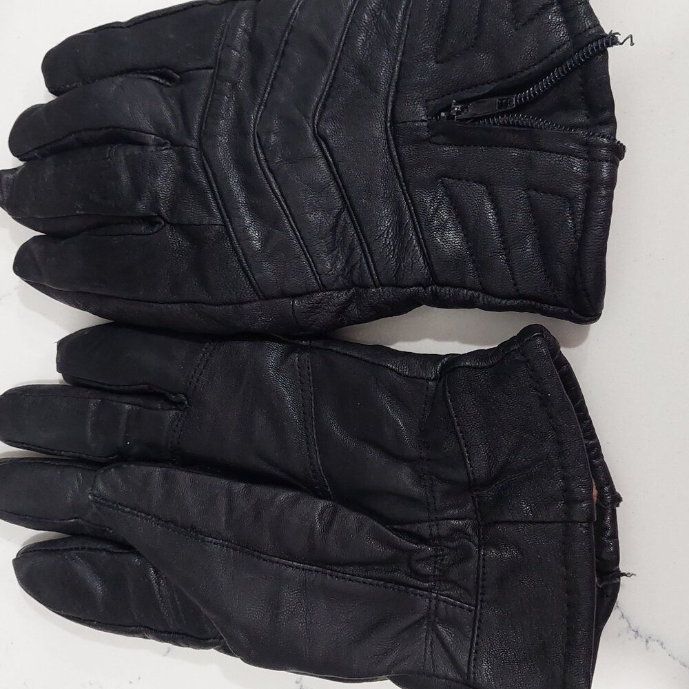 Lined leather Mittens - Winter Size M